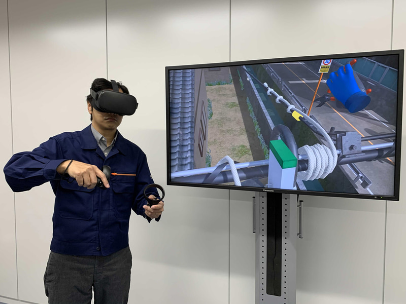 VR安全意識向上サービスの利用イメージ