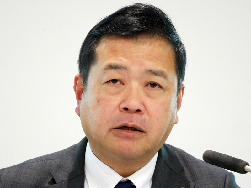 富士通 取締役執行役員専務／CFOの磯部武司氏（過去の記者会見より）
