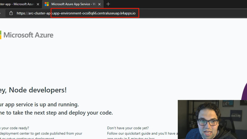 オンプレミスやマルチクラウドで動作するURLになっている（出典：Microsoft）
