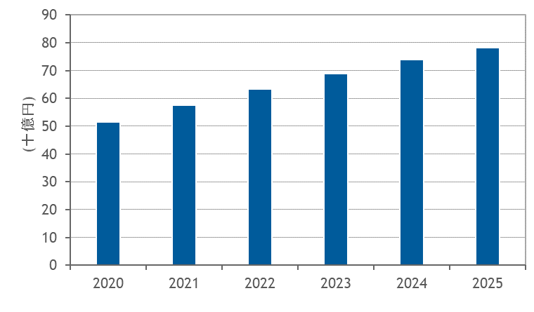 国内ハイパーコンバージドシステム市場予測：2020年～2025年