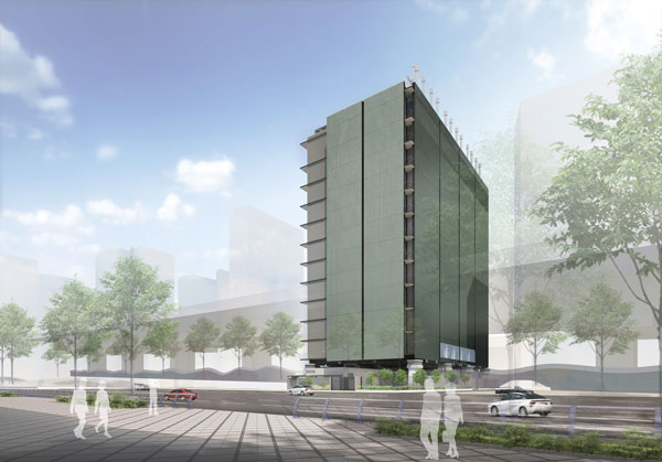 「曽根崎データセンター（仮称）」の完成イメージ図