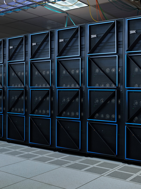 ラックに納められたIBM Power E1080