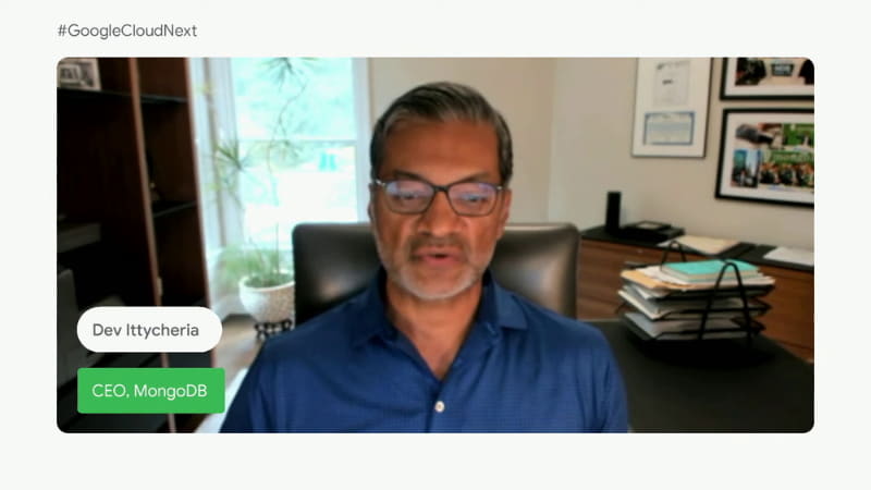 MongoDBのCEOのDev Ittycheria氏が登場