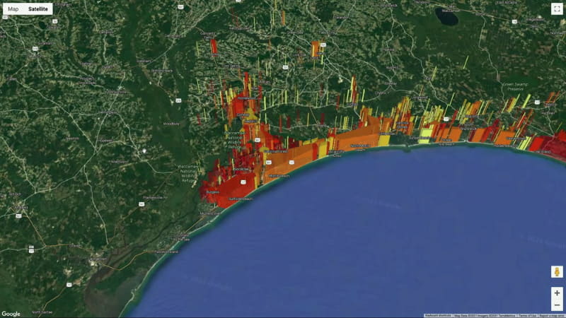 Google Earth EngineやAIサービスを使って洪水を予測
