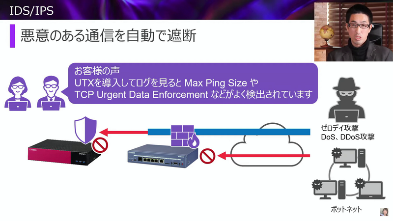 IDS/IPS機能