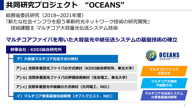 共同研究プロジェクト“OCEANS”