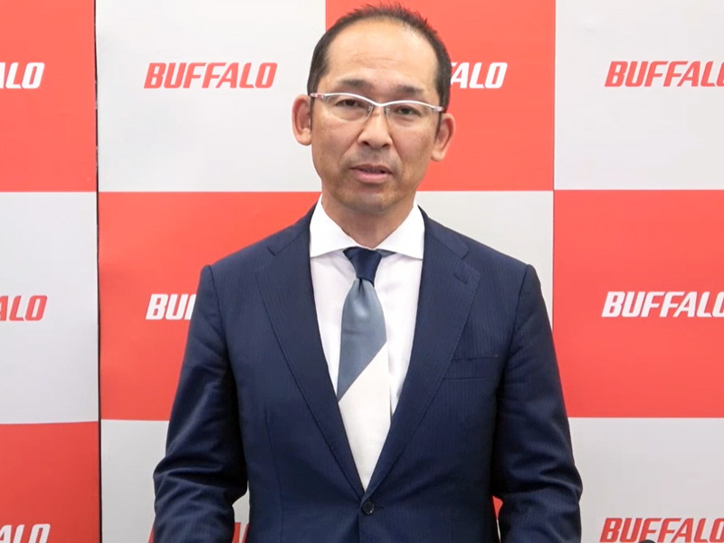 バッファロー 常務取締役の横井一紀氏