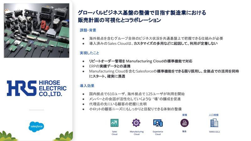 ヒロセ電機の事例