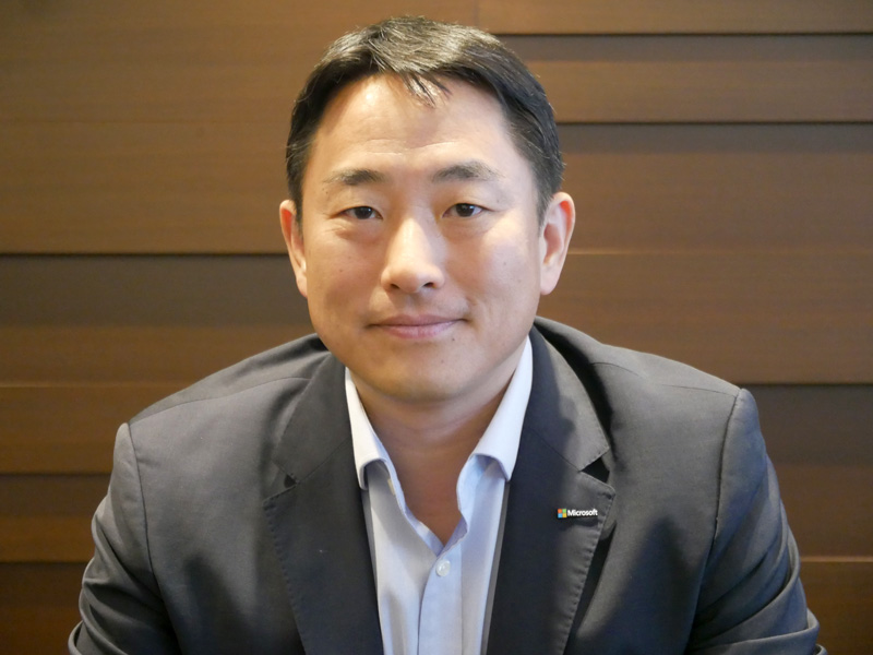 米Microsoft エグゼクティブ バイスプレジデント（EVP）兼コマーシャルチーフ マーケティングオフィサーの沼本健氏