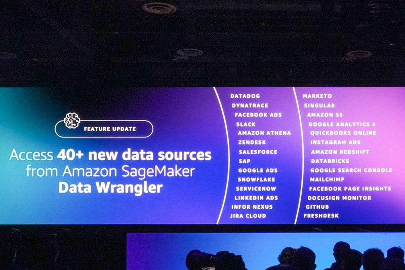 Amazon SageMaker Data Wrangler 40+ new data sourcesでは、Google AnalyticsやLinked-Inなどをデータソースとして取り込み、マシンラーニングに利用できる機能が追加されている