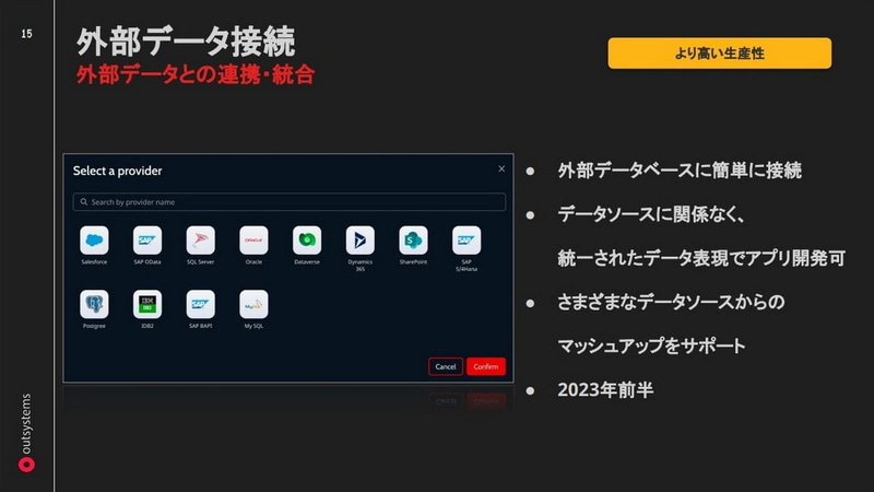 外部データ接続機能（2023年前半提供予定）