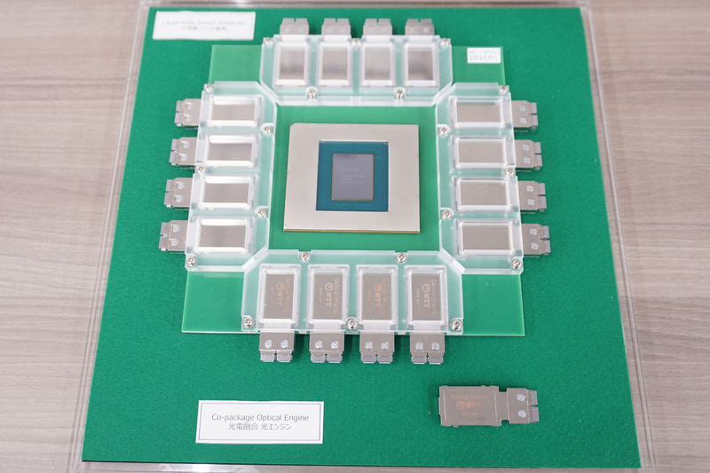 2025年度に商用化する予定の第3世代光電融合デバイスの試作機