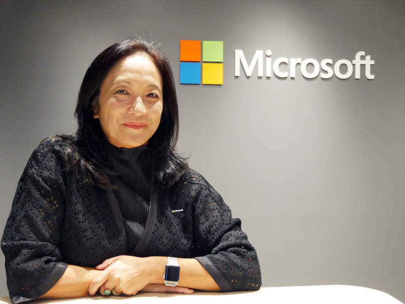 日本マイクロソフト株式会社 代表取締役社長の津坂美樹氏