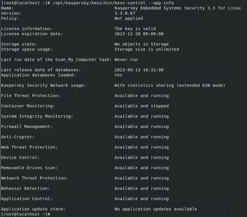コマンドラインでのスタンドアロン運用例