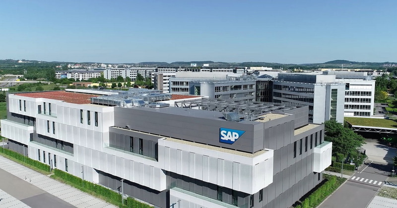 何十棟ものビルが立ち並ぶSAP本社