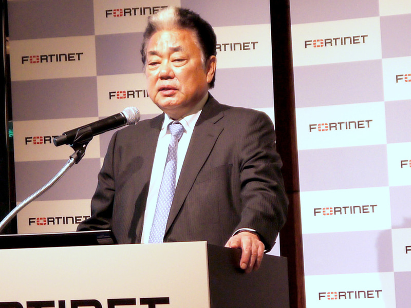 フォーティネットジャパン社長執行役員の与沢和紀氏