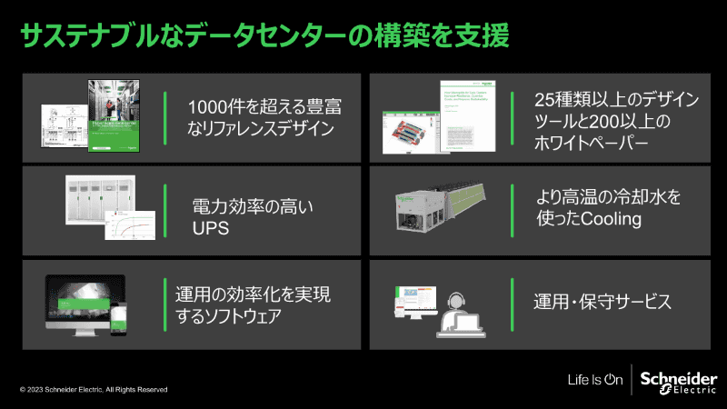 シュナイダーエレクトリックのPUE削減を支援する製品やサービス