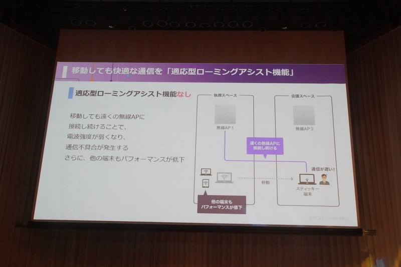 適応型ローミングアシスト機能がない場合