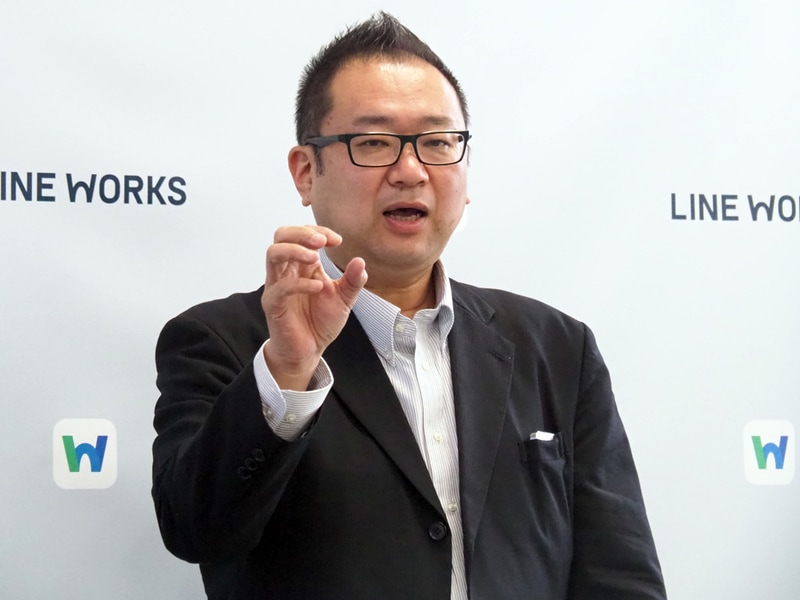 LINE WORKS株式会社 代表取締役社長の増田隆一氏