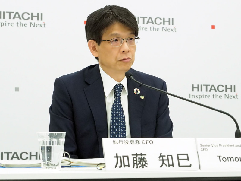 日立 執行役専務 CFOの加藤知巳氏