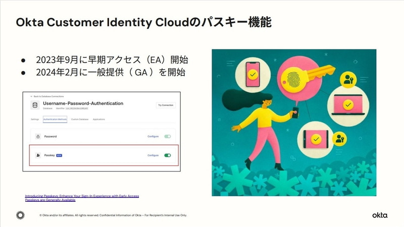 Okta Customer Identity Cloudのパスキー機能