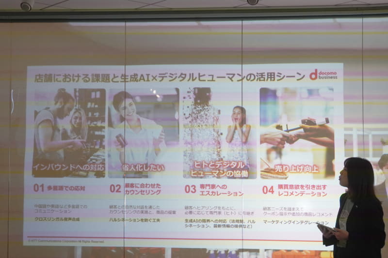 バーチャルコンシェルジュによる顧客対応の4つのデモ