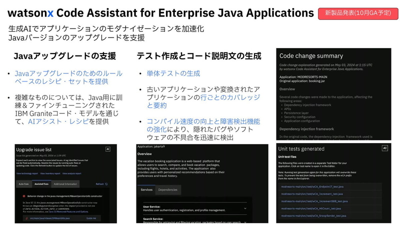 watsonx Code Assistant for Enterprise Java Applications
