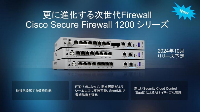 Cisco Secure Firewall 1200シリーズ