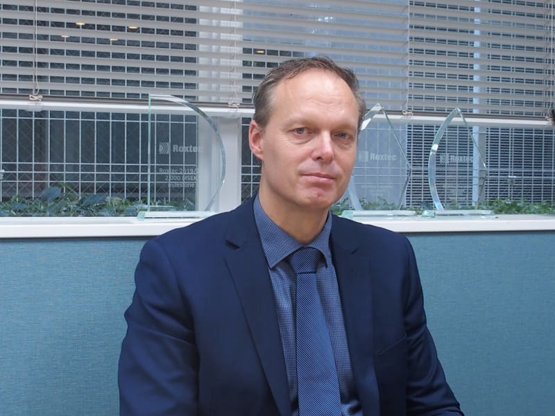 Roxtec副社長のMarcus Karlsson氏