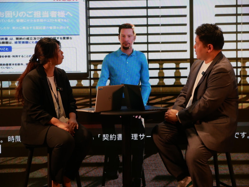 <a href="/docs/special/1652216.html">独自LLM、デジタルバディ、デジタルヒューマン――、リコーが進めるAIへの取り組み</a>（2025年1月7日付記事）より