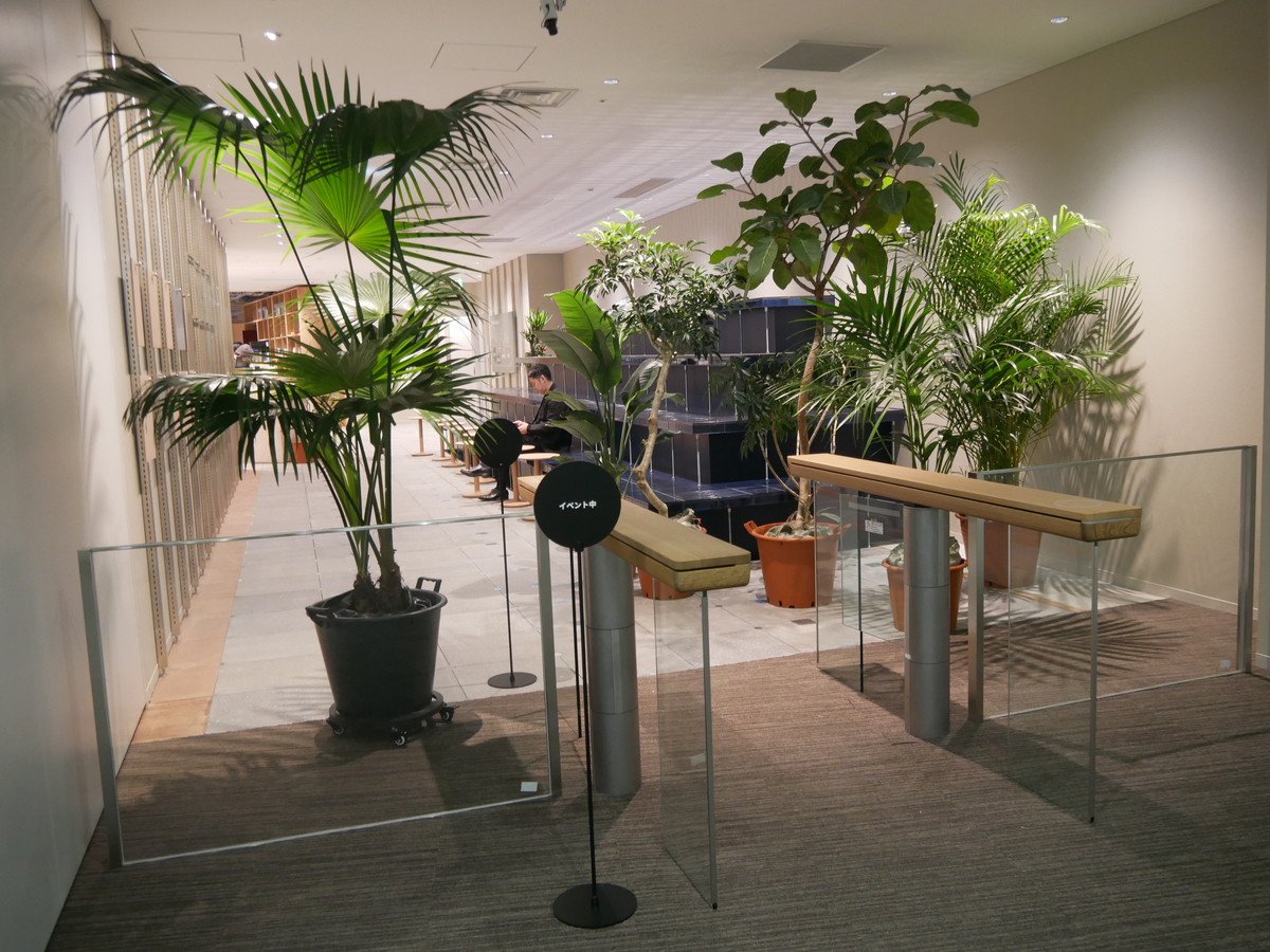 オフィスエリアと共創エリアはゲートで仕切られている