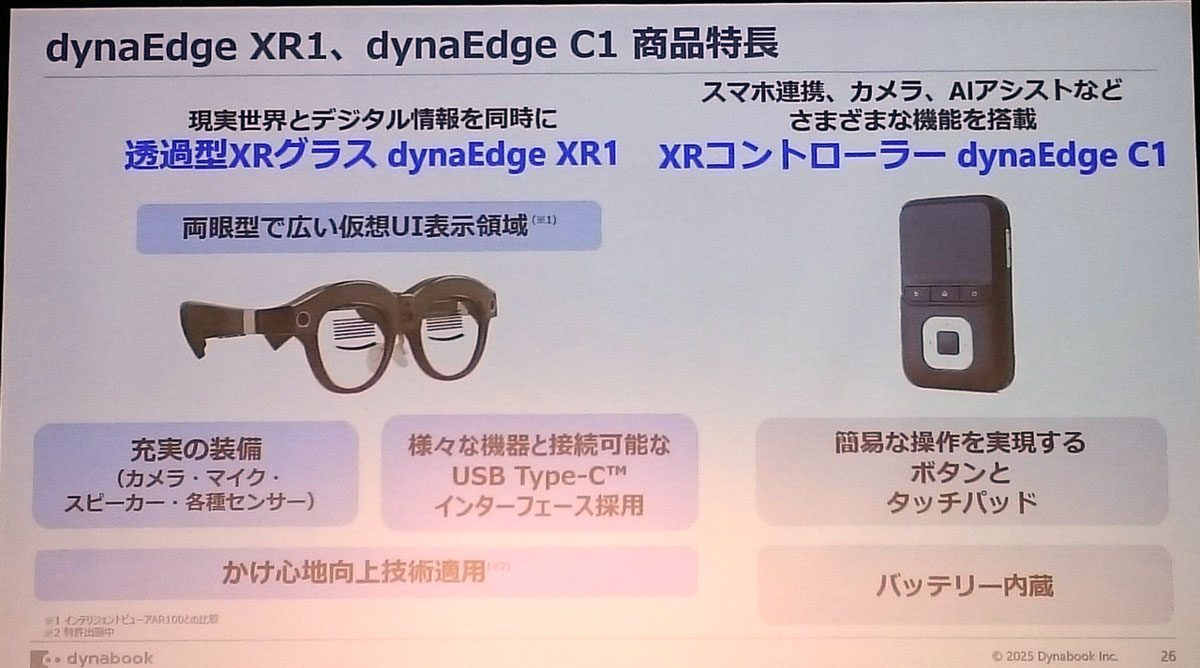 dynaEdge XR1とdynaEdge C1の特徴