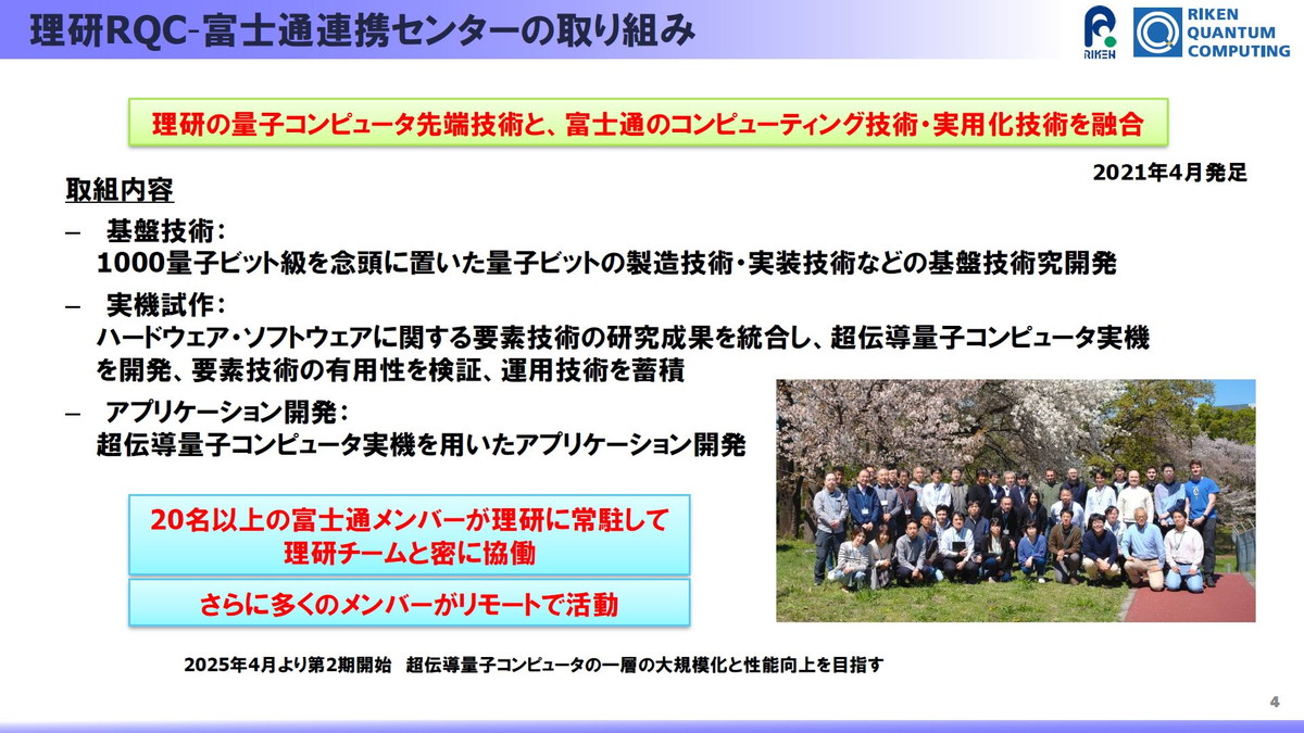 理研RQC-富士通連携センターの取り組み