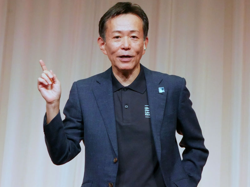 参加者からの質問に答える徳永俊昭社長兼CEO