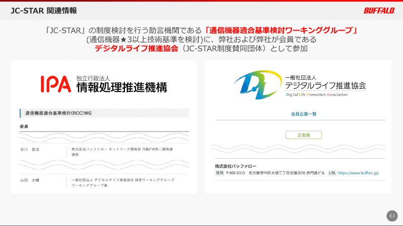 会社としてのJC-STAR関連の取り組み