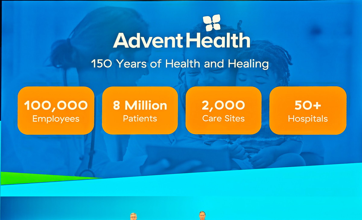 AdventHealthのスライド