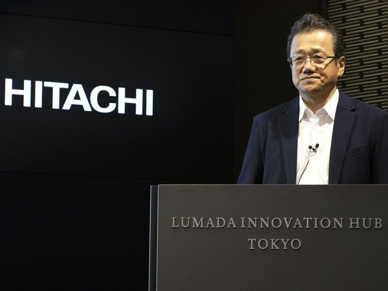 日立 代表執行役 執行役副社長 社長補佐 デジタルシステム＆サービス事業責任者の阿部淳氏
