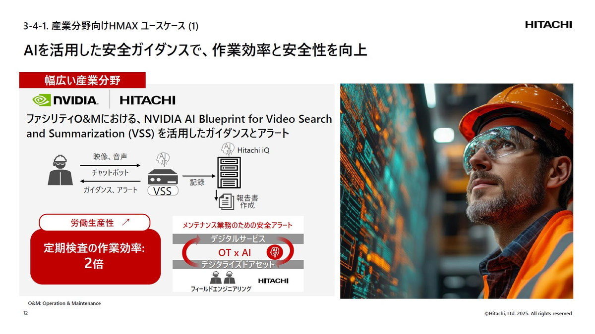 AIを活用した安全ガイダンスで、作業効率と安全性を向上