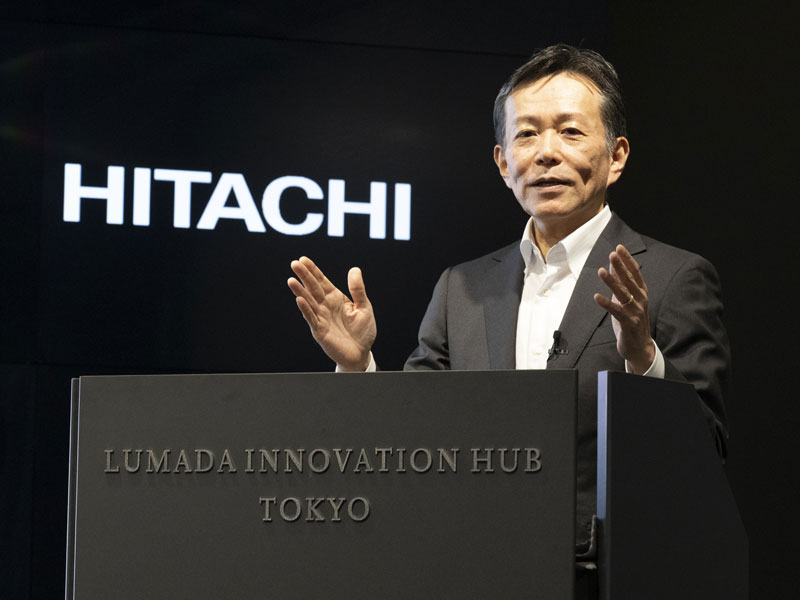 日立 代表執行役 執行役社長兼CEOの德永俊昭氏
