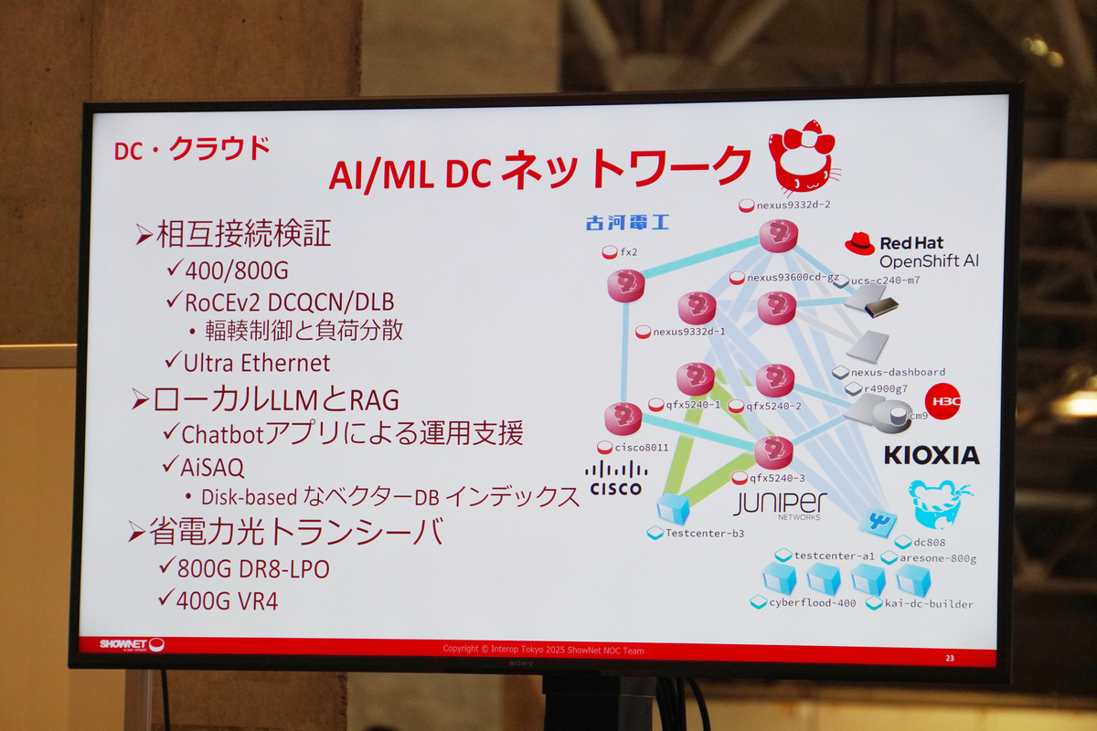 AIの基盤を支えるネットワークも構築