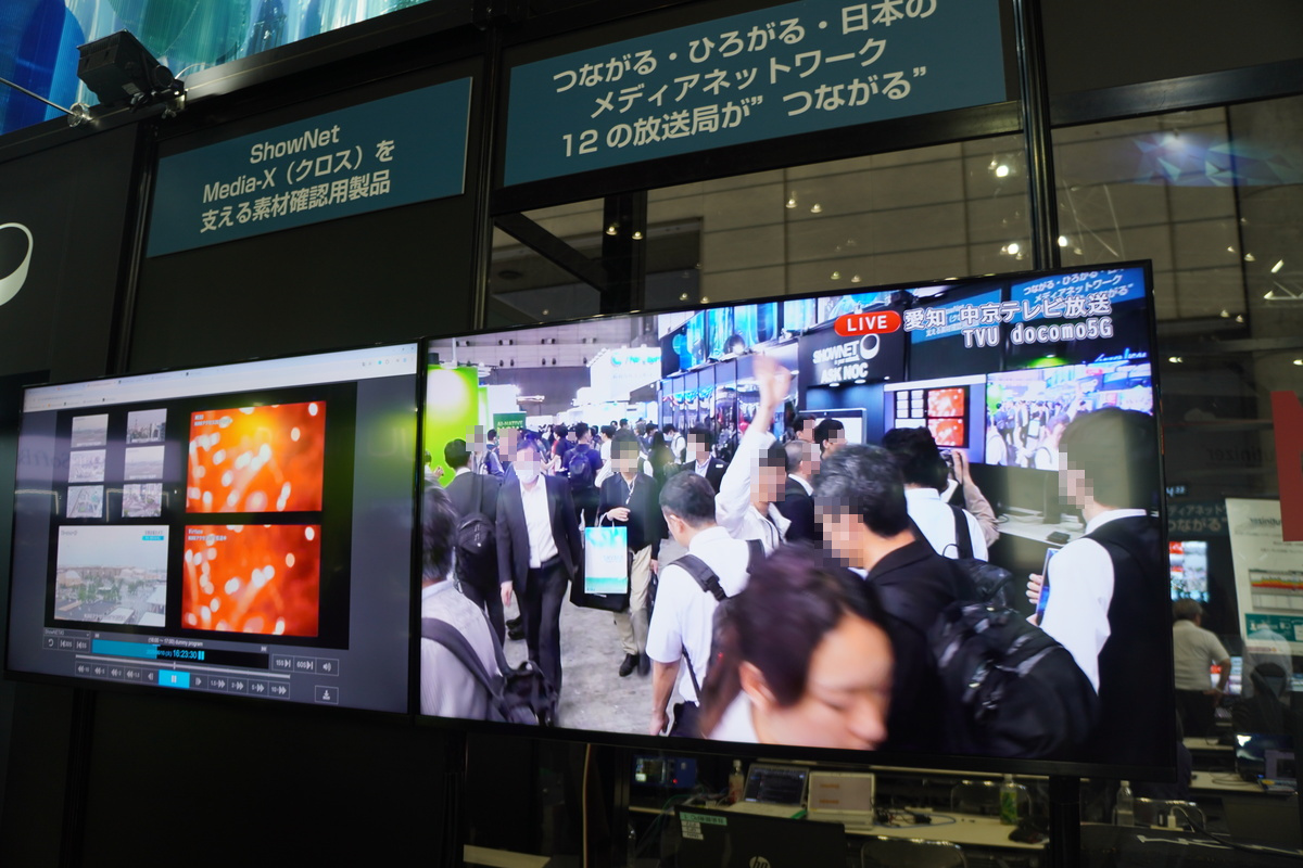 12の放送局がShowNetに接続して素材のリモートシェアリングやリモート制作