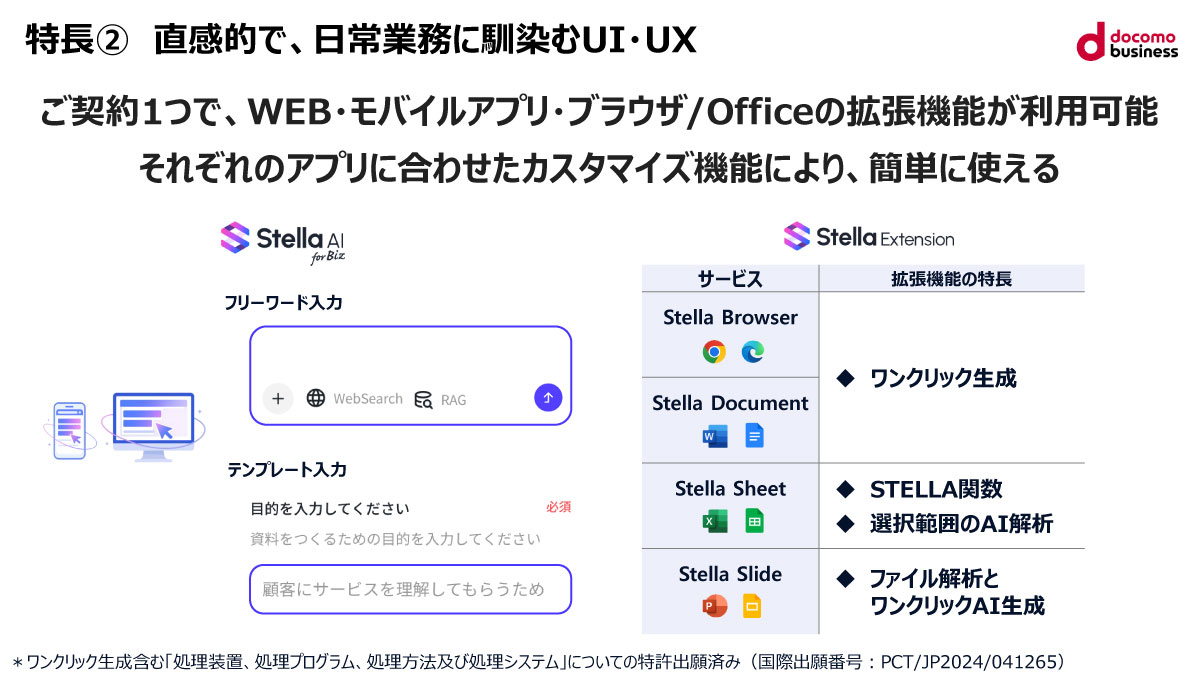 直感的で、日常業務になじむUI・UX
