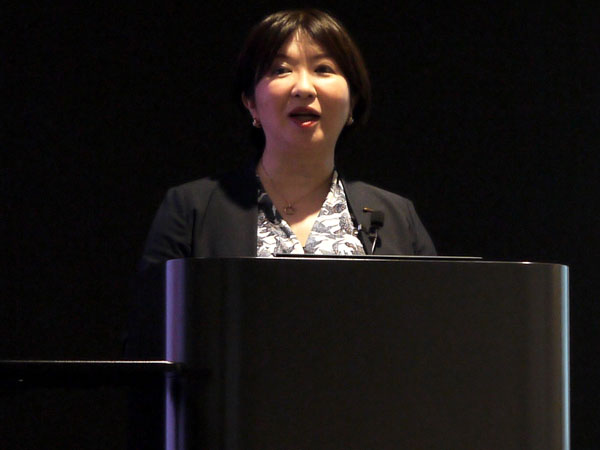 NTTコミュニケーションズ ビジネスソリューション本部 スマートワールドビジネス部 部長 執行役員の福田亜希子氏