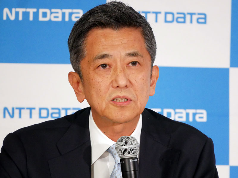 NTTデータ 代表取締役社長の鈴木正範氏
