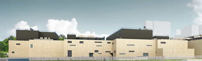 「大阪北データセンター」の建設イメージ