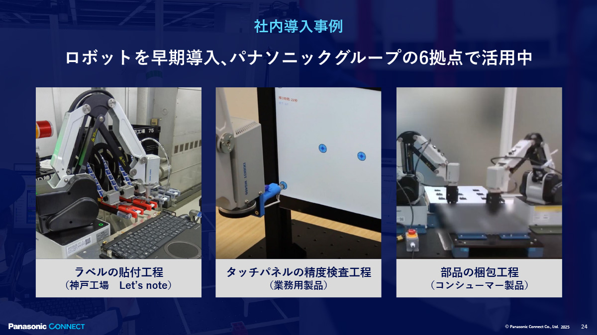 ロボットを早期導入､パナソニックグループの6拠点で活用中