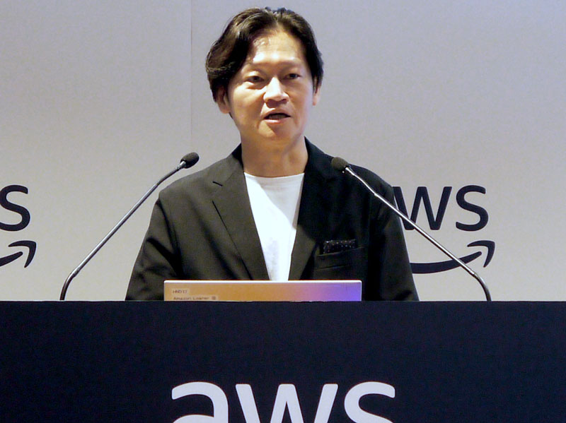 AWSジャパン 常務執行役員 広域事業統括本部 統括本部長の原田洋次氏