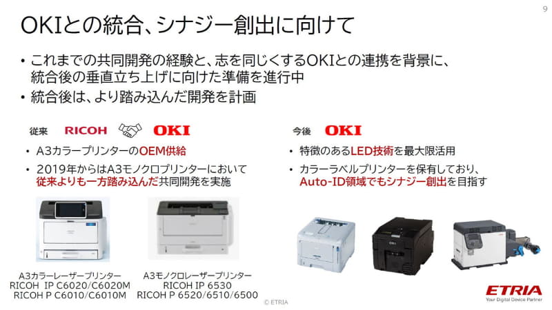 <a href="/docs/news/2031527.html">エトリア、「複合機合弁企業として誕生初年度は合格」と中田克典社長</a>（2025年x月xx日付記事）より