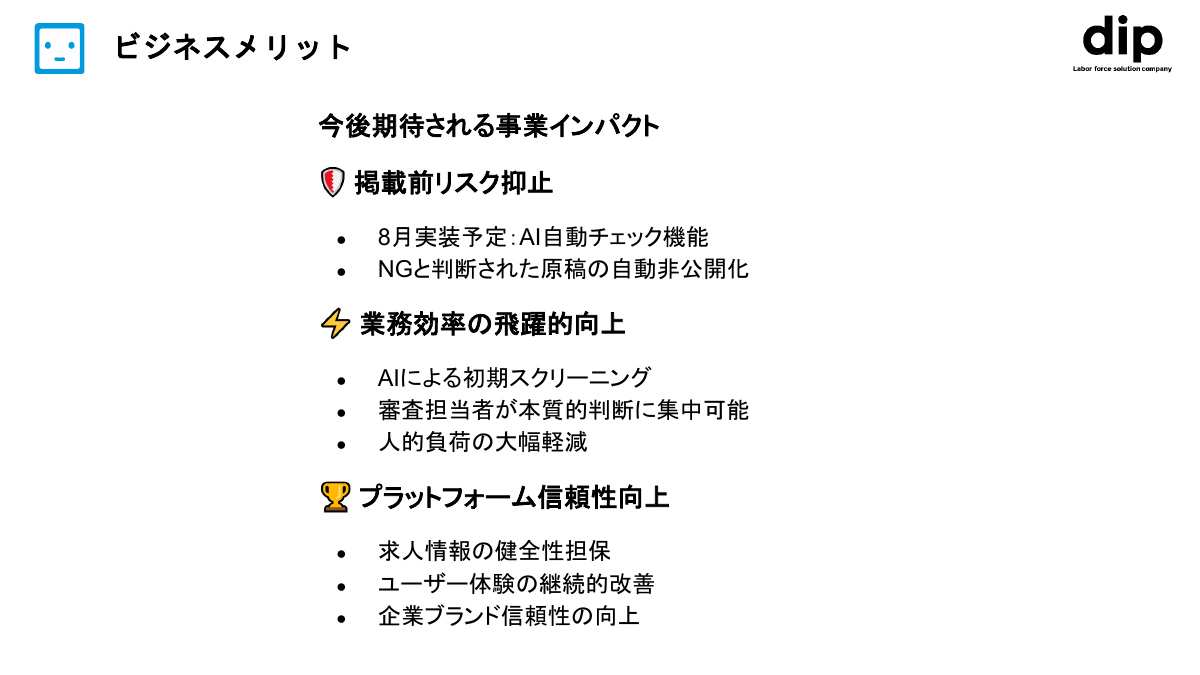 今後のビジネスメリット