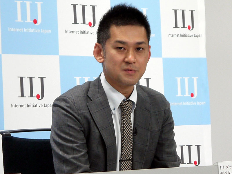 IIJ プロフェッショナルサービス第一本部 デジタルイノベーション部長の中津智史氏